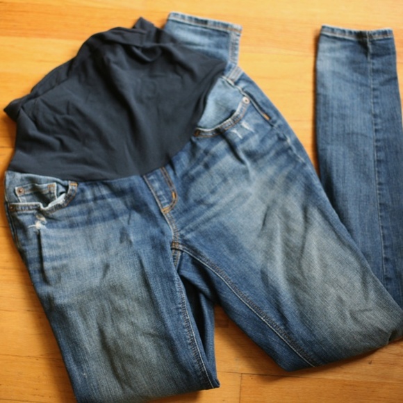 Pea In the Pod Denim - 27 Pea in the Pod Distressed Skinny Jeans